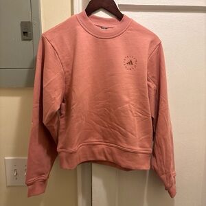 Women’s Adidas Stella McCartney pullover Crewneck Sweater Dusty Rose size small